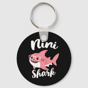 Nini Shark Moederdag Grandma Funny Sleutelhanger