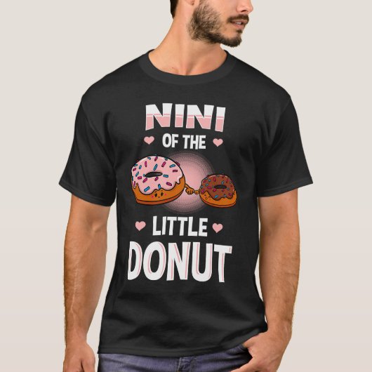 Nini van het kleine Donut Genderartikel onthult zi T-shirt (Voorkant)