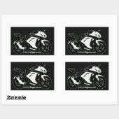 Ninja 300 forum Zwart-wit sticker (Vel)