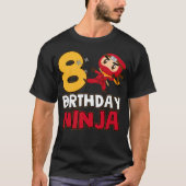 Ninja 8th Ninja cake astronaut T-shirt (Voorkant)