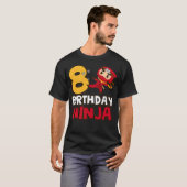 Ninja 8th Ninja cake astronaut T-shirt (Voorkant volledig)