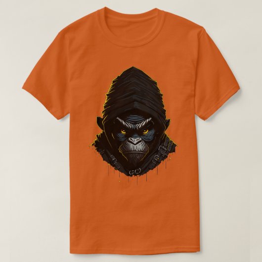 Ninja-aap T-shirt (Design voorkant)