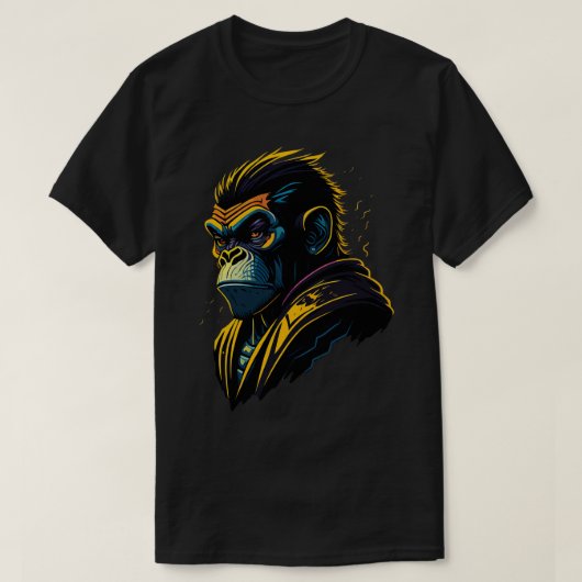 Ninja-aap T-shirt (Design voorkant)