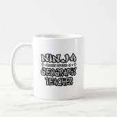 Ninja...aardrijkskundeleraar Koffiemok (Links)