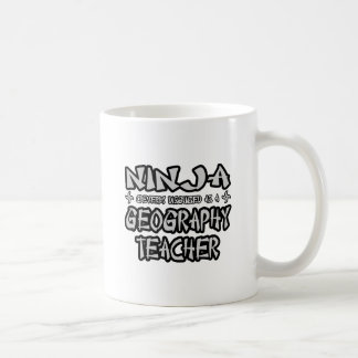 Ninja...aardrijkskundeleraar Koffiemok