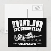 Ninja Academy Okinawa Kill Bill Briefkaart (Voorkant / Achterkant)