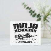 Ninja Academy Okinawa Kill Bill Briefkaart (Staand voorkant)