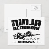 Ninja Academy Okinawa Kill Bill Briefkaart (Voorkant / Achterkant)