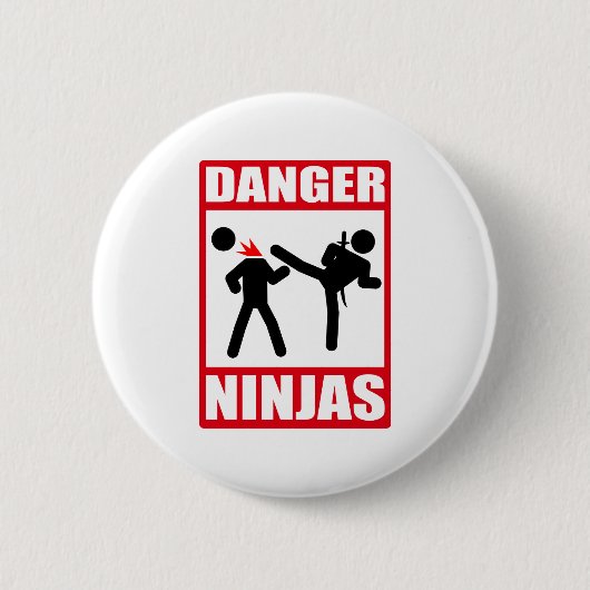 Ninja Academy Okinawa Kill Bill Ronde Button 5,7 Cm (Voorkant)