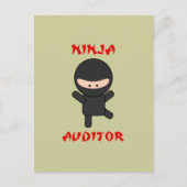 ninja-accountant briefkaart (Voorkant)