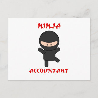 Ninja Accountant Briefkaart