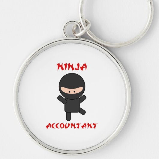 Ninja Accountant Sleutelhanger (Voorkant)