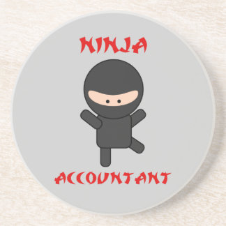 Ninja Accountant Zandsteen Onderzetter