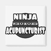 Ninja Acupuncturist Magneet (Voorkant)