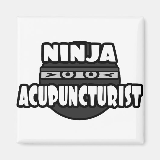 Ninja Acupuncturist Magneet (Voorkant)
