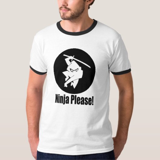 Ninja Alsjeblieft T-shirt (Voorkant)