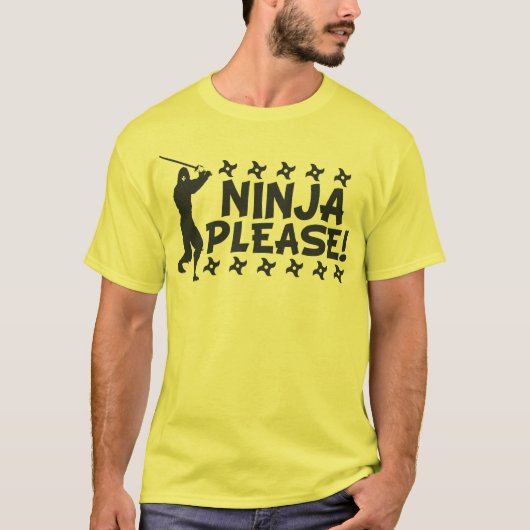 Ninja Alsjeblieft T-shirt (Voorkant)