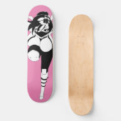 Ninja Anime Girl Skateboard Deck (Voorkant)