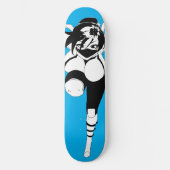 Ninja Anime Girl Skateboard Deck (Voorkant)