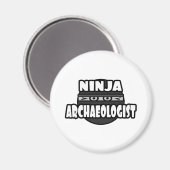 Ninja Archeoloog Magneet (Voorkant / Achterkant)