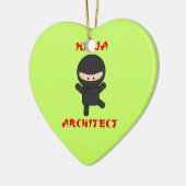 Ninja Architect Keramisch Ornament (Links)