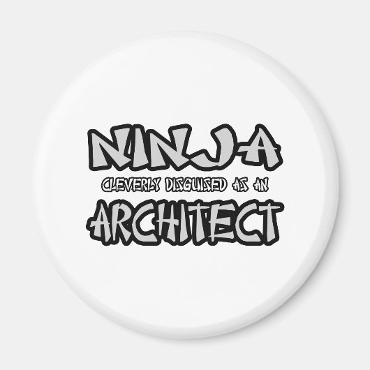 Ninja...Architect Magneet (Voorkant)