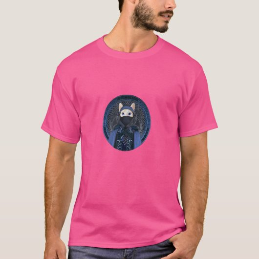 Ninja Assassin Kitten Flame Point Siamese Cat Warr T-shirt (Voorkant)