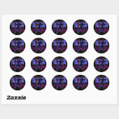 Ninja Assassin Ronde Sticker (Vel)