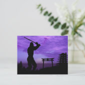 Ninja Attack Briefkaart (Staand voorkant)