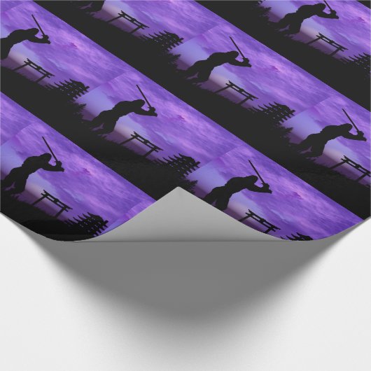 Ninja Attack Cadeaupapier (Hoek)