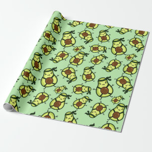 Ninja Avocado Cadeaupapier