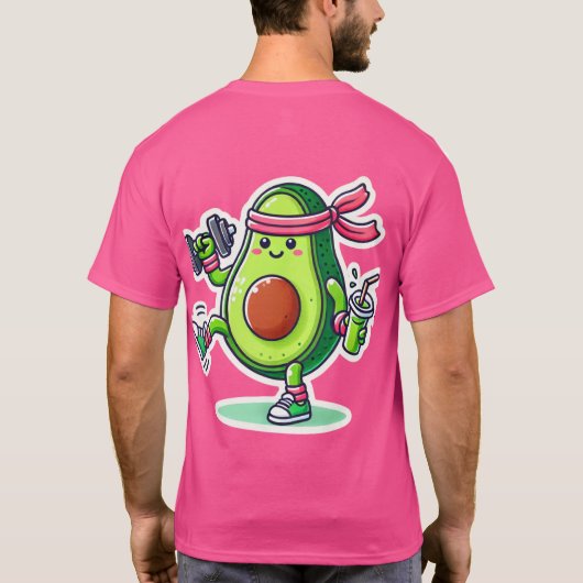 Ninja Avocado T-shirt (Achterkant)