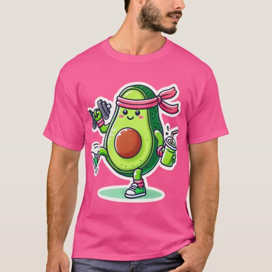 Ninja Avocado T-shirt (Voorkant)
