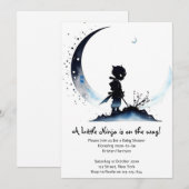 Ninja Baby shower Kaart (Voorkant / Achterkant)