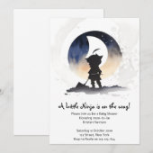 Ninja Baby shower Kaart (Voorkant / Achterkant)