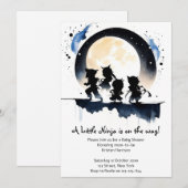 Ninja Baby shower Kaart (Voorkant / Achterkant)