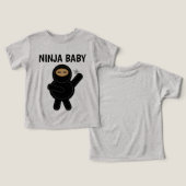 NINJA BABY T-Shirts (Ontwerp Voorkant & Achterkant)