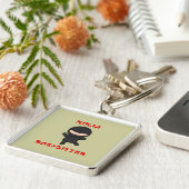 ninja babysitter sleutelhanger (Zijkant)