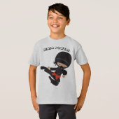 Ninja Basic Hanes Tagless ComfortSoft® T-Shirt (Voorkant volledig)