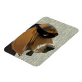 Ninja Basset Hound Dog Magneet (Linkerzijde)