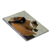 Ninja Basset Hound Dog Notitieboek (Rechterzijde)