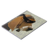 Ninja Basset Hound Dog Notitieboek (Linkerzijde)