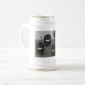 Ninja Beer Stein - KItchy Gift! Bierpul (Voorkant links)