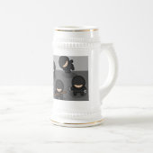 Ninja Beer Stein - KItchy Gift! Bierpul (Voorkant rechts)