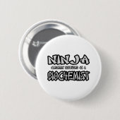 Ninja...biochemicus Ronde Button 5,7 Cm (Voorkant /achterkant)