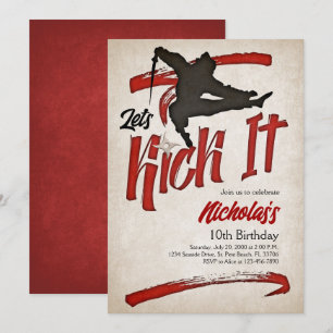 Ninja Birthday Kaart