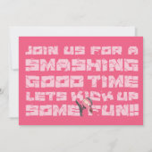 Ninja Birthday, Karate Martial Arts, Kick It Up Kaart (Achterkant)