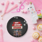Ninja Birthday Papieren Bordje (Feest)