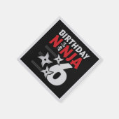 Ninja Birthday Party - Birthday Ninja 6 Servet (Hoek)
