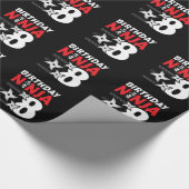 Ninja Birthday Party - Birthday Ninja 8 Cadeaupapier (Hoek)